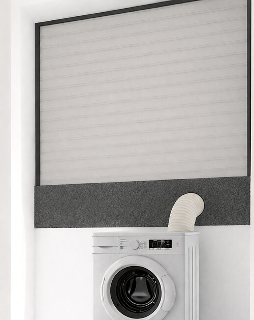 CoolFrech® Fensterabdichtung mobile Klimaanlage und Ablufttrockner - Schnelle Montage (30-184 cm)