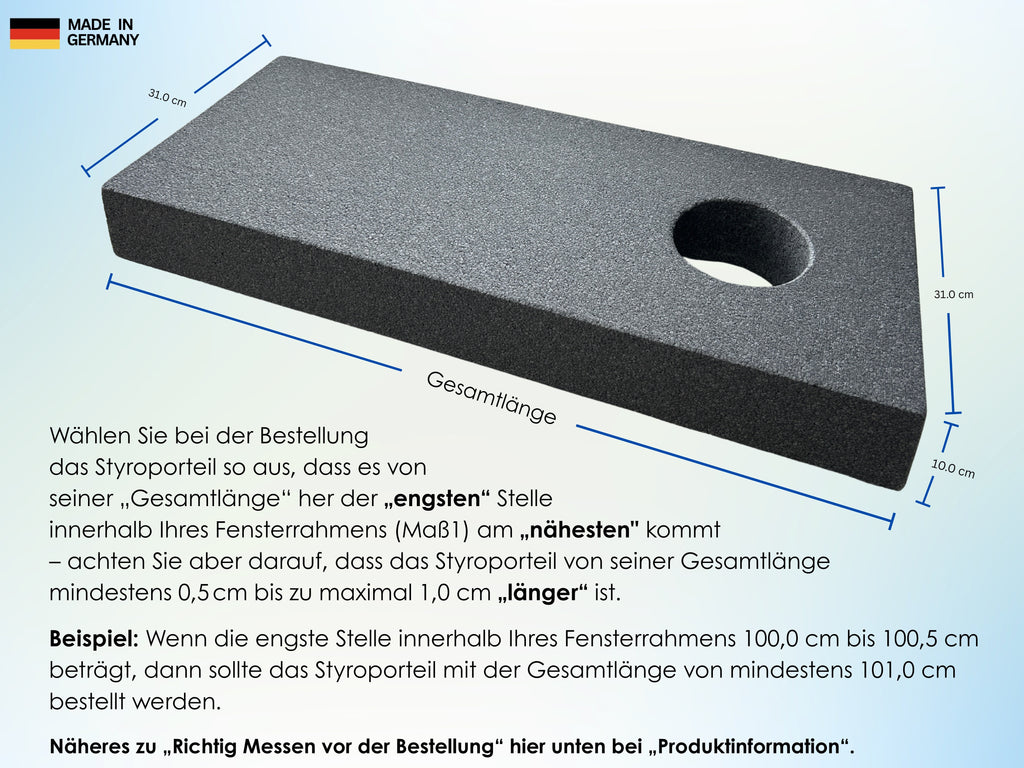CoolFrech® Fensterabdichtung mobile Klimaanlage und Ablufttrockner - Schnelle Montage (30-184 cm)