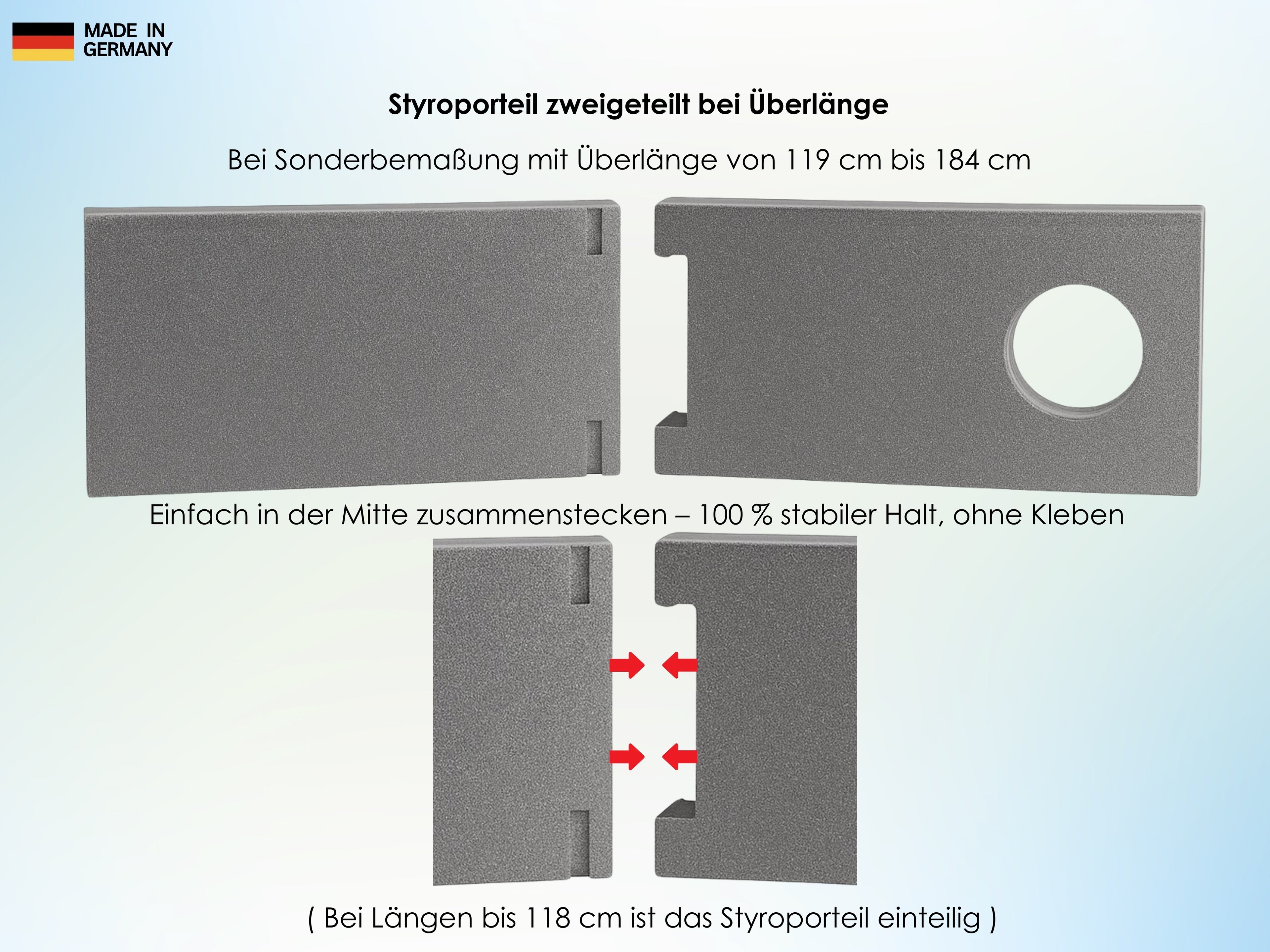 CoolFrech® Fensterabdichtung mobile Klimaanlage und Ablufttrockner - Schnelle Montage (30-184 cm)