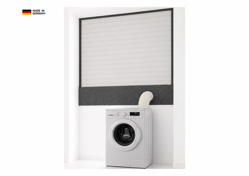 CoolFrech® patentierte Fensterabdichtung 30 cm-249 cm für mobile Klimaanlage mit Abluftschlauch und Ablufttrockner – auch für Türen – schnelle Montage ohne Bohren/Kleben – Klimageräte-Abdichtung