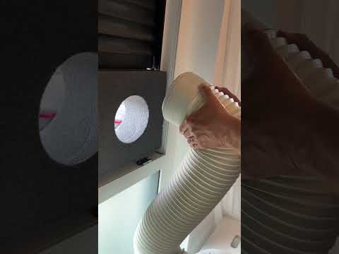 CoolFrech® Fensterabdichtung mobile Klimaanlage und Ablufttrockner - Schnelle Montage (30-184 cm)